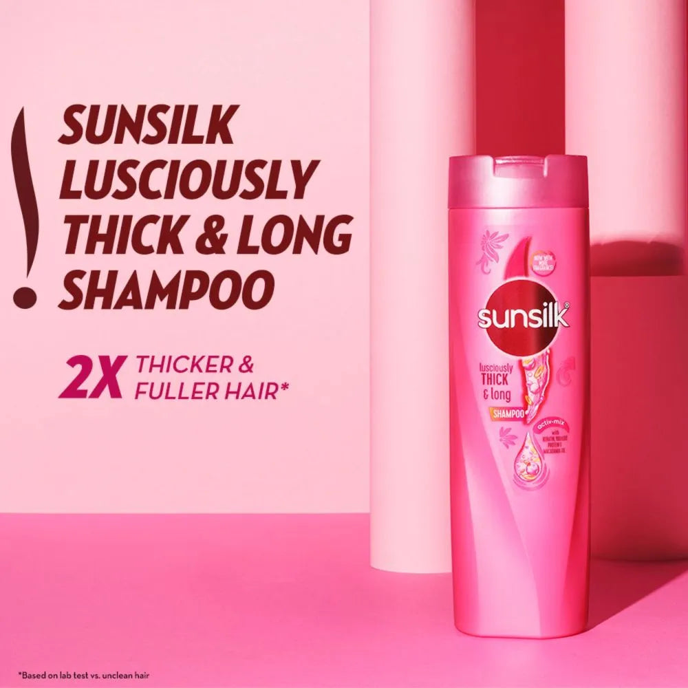 Sunsilk Lusciously Thick Long Shampoo, 180ml