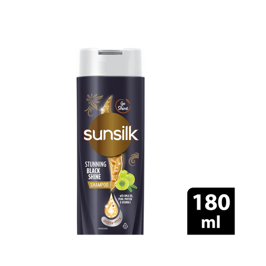Sunsilk Stunning Black Shine Shampoo, 180ml