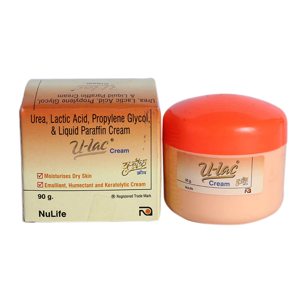 U-Lac Cream with Urea, Lactic Acid, Propylene Glycol & Liquid Paraffin, 90gm