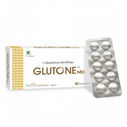 Skin Glow and Immunity Glutone MD - Mouth Dissolving 30 Tablets Pack of 16