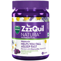 Vicks ZzzQuil Natura Nutraceutical Melatonin Sleep Gummies, 24s
