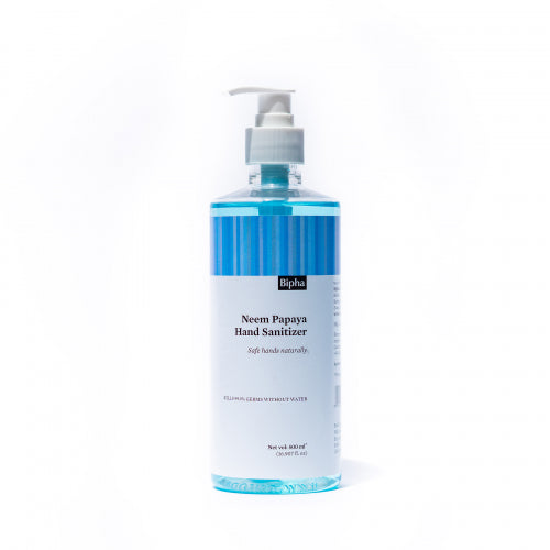 Bipha Ayurveda Neem Papaya Hand Sanitizer Liquid, 500ml
