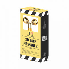 House Of Beauty 3D Face Massager Yellow Gold