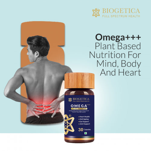 Biogetica Omega+++ 素食软胶囊，30 粒胶囊（18.64 卢比/粒）