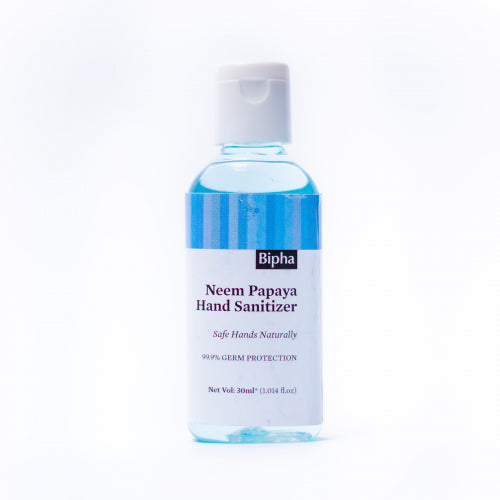 Bipha Ayurveda Neem Papaya Hand Sanitizer Liquid, 30ml