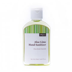 Bipha Ayurveda Aloe Lime Hand Sanitizer Liquid, 120ml