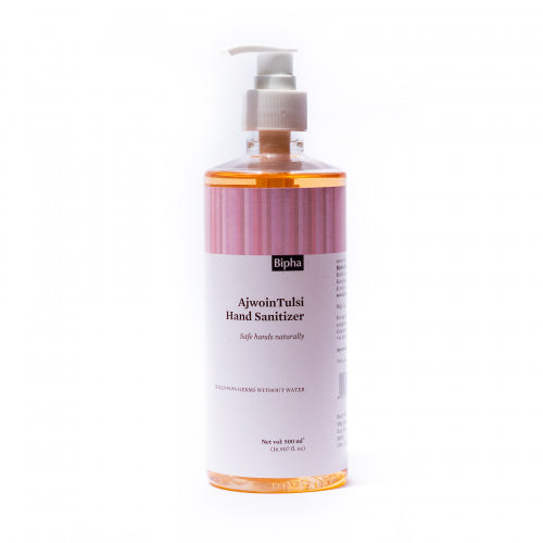 Cecair Pembersih Tangan Bipha Ayurveda Ajwoin Tulsi, 500ml