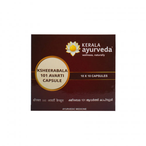 Kerala Ayurveda Ksheerabala 101 Avarti, 100 Capsules