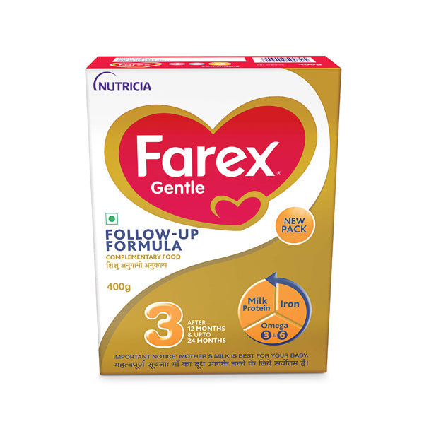 Farex 3 Follow Up Gentle Formula, 400gm