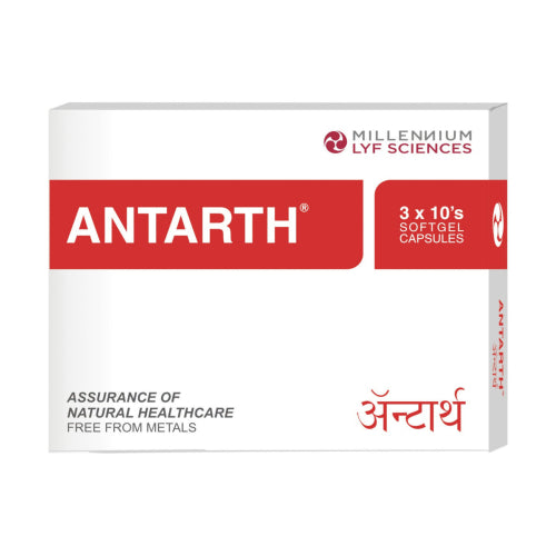 Millennium Herbal Care Antarth Plus SGC，80 粒胶囊（13.5 卢比/粒）