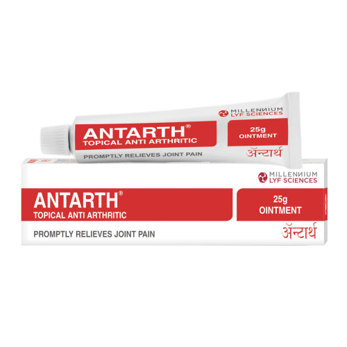 Millennium Herbal Care Antarth 软膏，4x25 克（4.8 卢比/克）