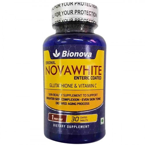 Bionova's Novawhite 谷胱甘肽和维生素 C，30 片