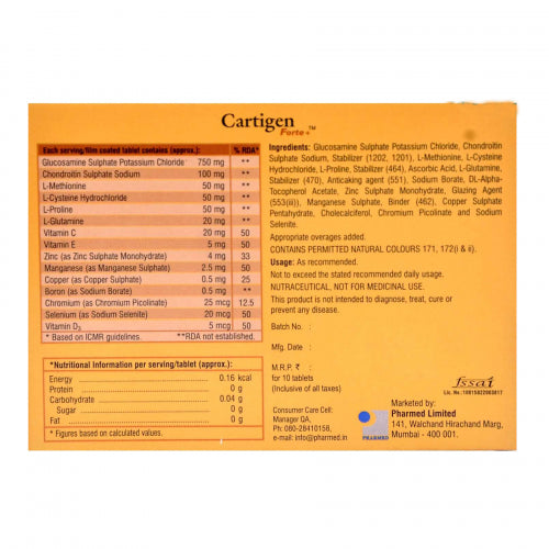 Cartigen Forte Plus, 10 Tablets