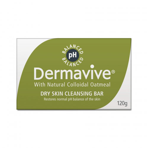 Dermavive Dry Skin Cleansing Bar, 120gm