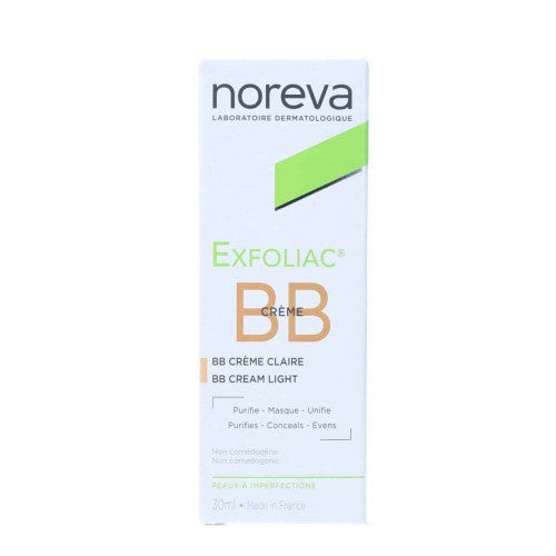 noreva Exfoliac Tinted BB Cream Light, 30ml