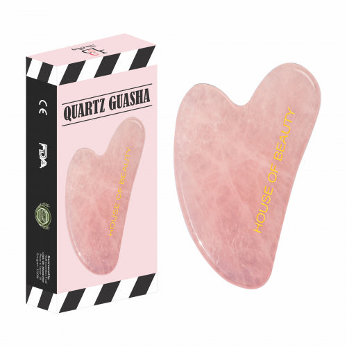 House Of Beauty Rose Quartz Guasha Pink