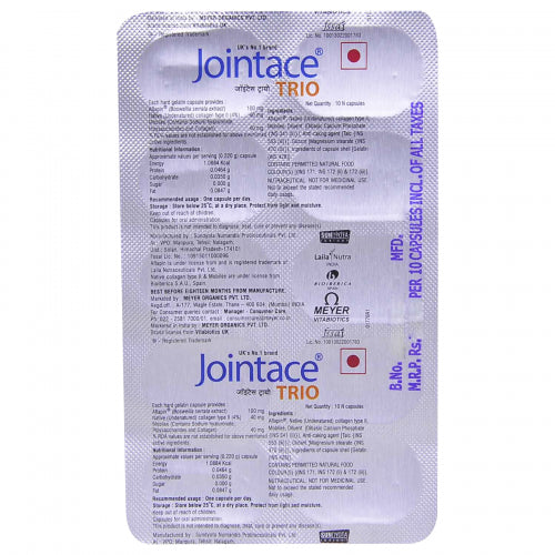 Jointace Trio, 10 Capsules