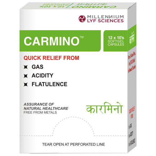 Millennium Herbal Care Carmino SGC, 120 Capsules (Rs. 6/capsule)