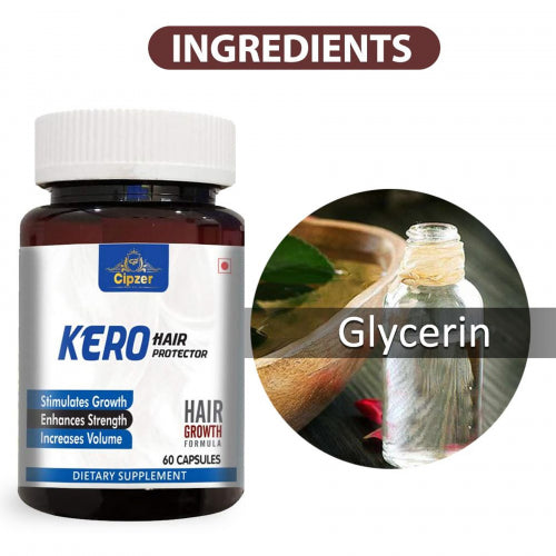 CIPZER   Kero Hair Protector, 60 Capsules