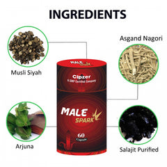CIPZER Male Spark, 60 Capsules