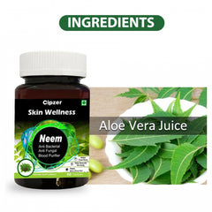 CIPZER Skinwellness Neem, 60 Capsules