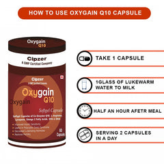 CIPZER Oxygain Q-10, 60 Softgel Capsules