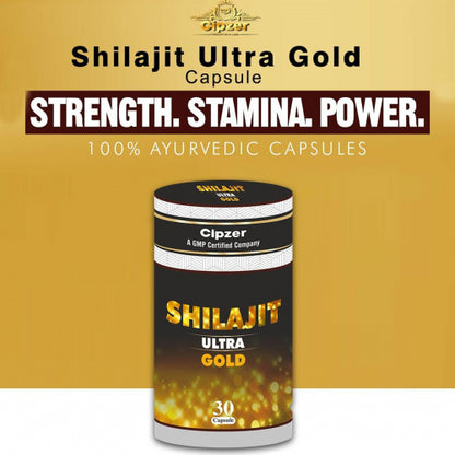 CIPZER Shilajit Ultra Gold, 30 Capsules