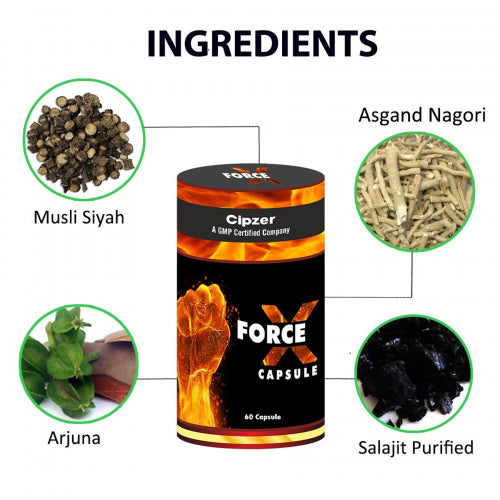 CIPZER Force X, 60 Capsules