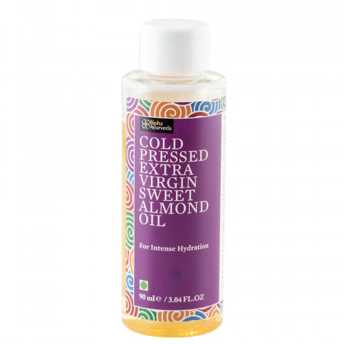 Bipha Ayurveda Cold Pressed Extra Virgin Sweet Almond Oil, 90ml
