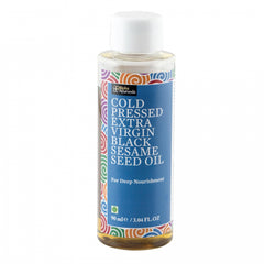 Bipha Ayurveda Cold Pressed Extra Virgin Black Sesame Seed Oil, 90ml