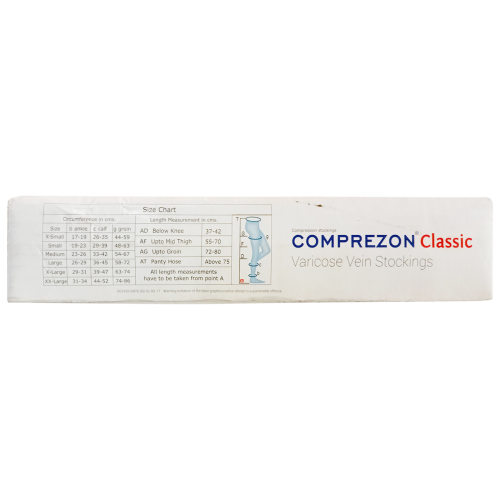 Dyna Comprezon Classic Varicose Vein Stockings - Class 2AD (Below Knee) 19-23 Cms (S)