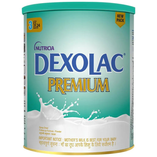 Dexolac - 3 罐优质后续配方奶粉，400 克