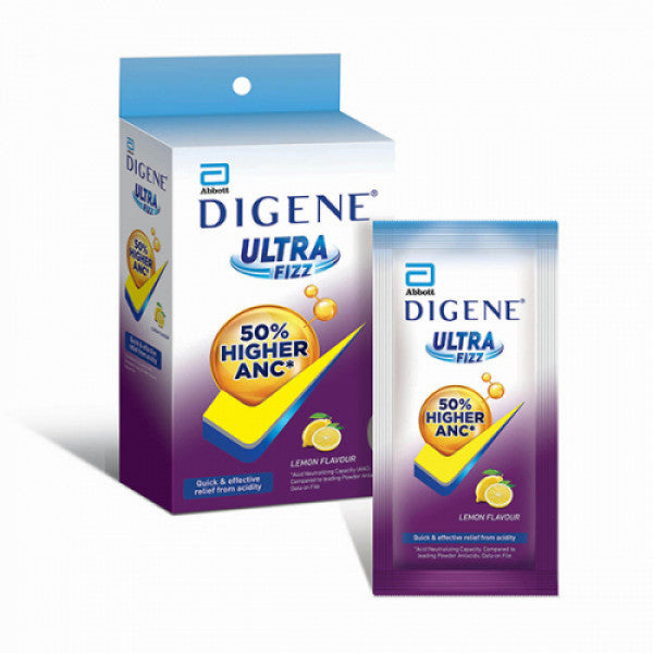 Digene Ultra Fizz Powder Lemon, 40 Sachets