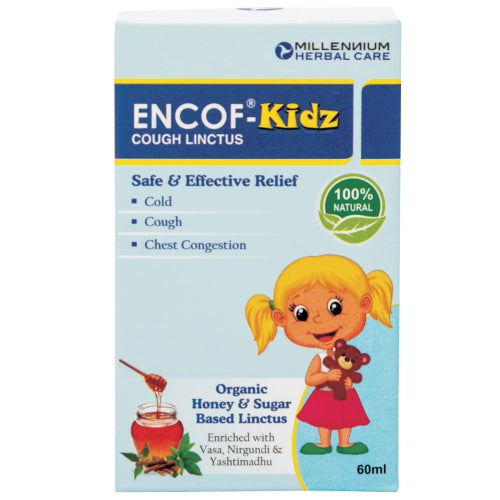 Millennium Herbal Care Encof Kidz Organic Cough Linctus, 4x60ml (Rs. 2.5/ml)