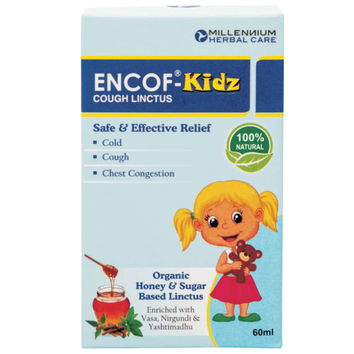 Millennium Herbal Care Encof Kidz Organic Cough Linctus, 4x60ml