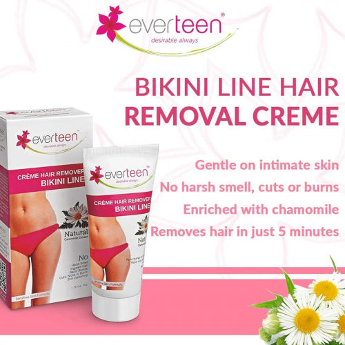 everteen Bikini Hair Remover Cream, 50gm (Rs. 2.90/gm)
