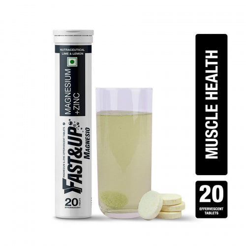 Fast&Up Magnesio Effervescent (Lime & Lemon), 20 Tablets (Rs. 20.5/tablet)