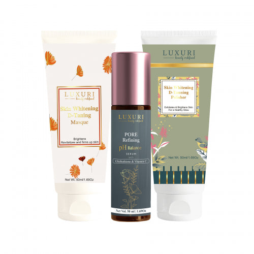 Pek Kombo Rejim Penjagaan Kulit Lanjutan LUXURI, 150ml