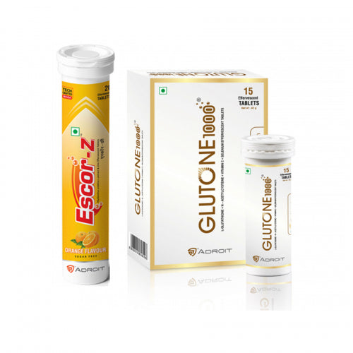 Skin Glow Combo Glutone 1000 含 Escor Z（橙味）
