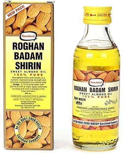 Hamdard Roghan 巴达姆希林油，50ml