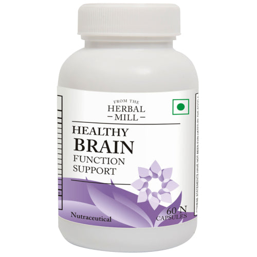 Millennium Herbal Care Herbalmill's Healthy Brain Support Supplement Pemakanan, 60 Kapsul