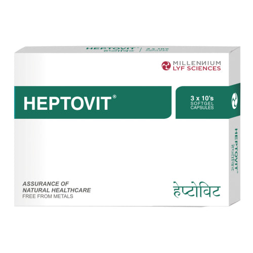 Millennium Herbal Care Heptovit SGC, 120 Capsules