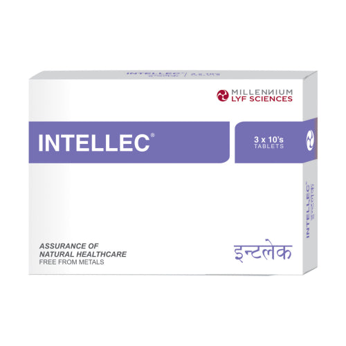 Millennium Herbal Care Intellec Tablets, 120 Tablets (Rs. 6.5/tablet)