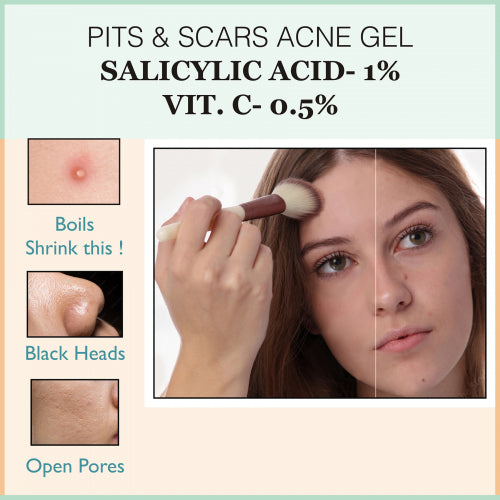 LUXURI Pits & Scars Acne Gel, 50ml