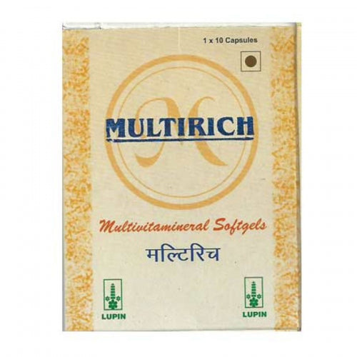 Multirich Multivitamin Softgels, 10 Capsules