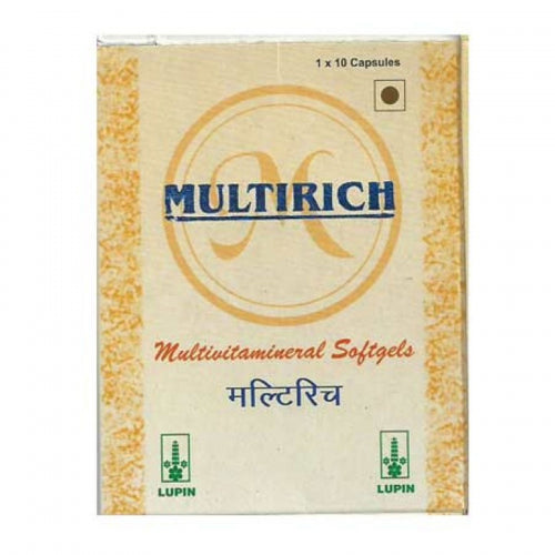 Multirich Cap Buy Multirich Multivitamineral Softgels Online 10 Capsules ...