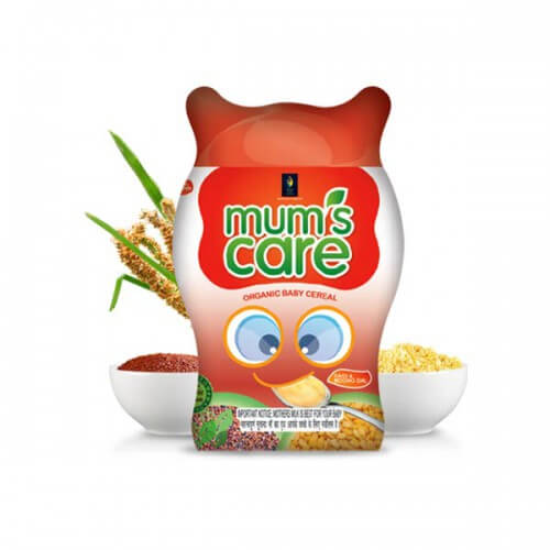 Mum's Care Ragi and Moong Dal Organic Baby Cereal, 300gm