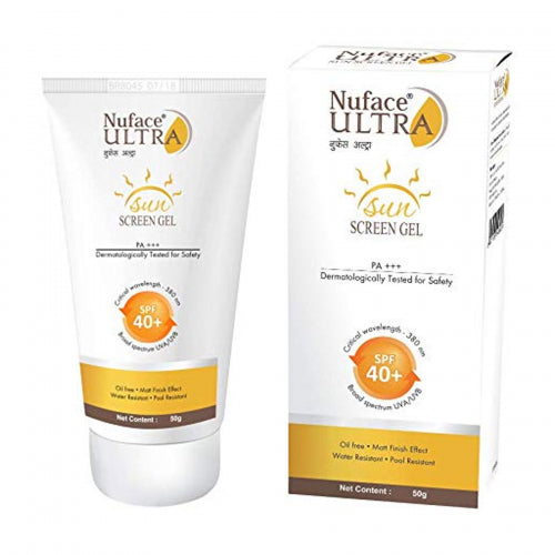 Nuface Ultra Sunscreen SPF 40 Gel, 50gm