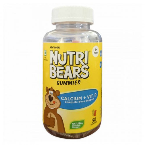 Nutribears Calcium with Vitamin D, 30 Gummies