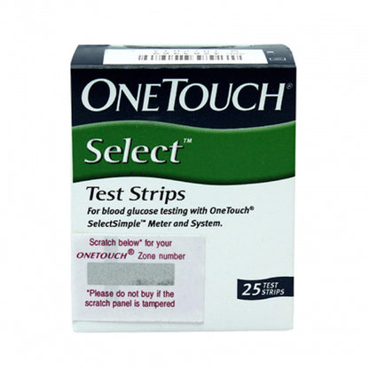 OneTouch Select Test Strips, 25's